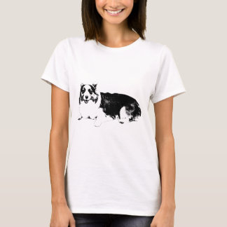 Smiling Corgi at Ease T-Shirt