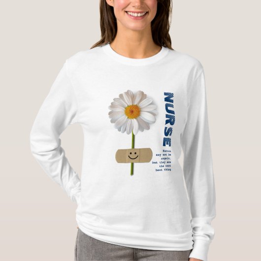 Smiling Daisy Nurse Gift T-Shirt (Vorderseite)