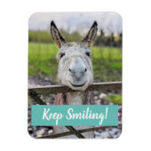 Smiling Donkey "Keep Smiling" Magnet (Vertikal)
