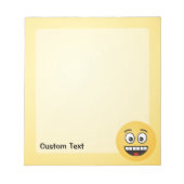 Smiling Face mit offenem Mund Notizblock (Vorderseite)