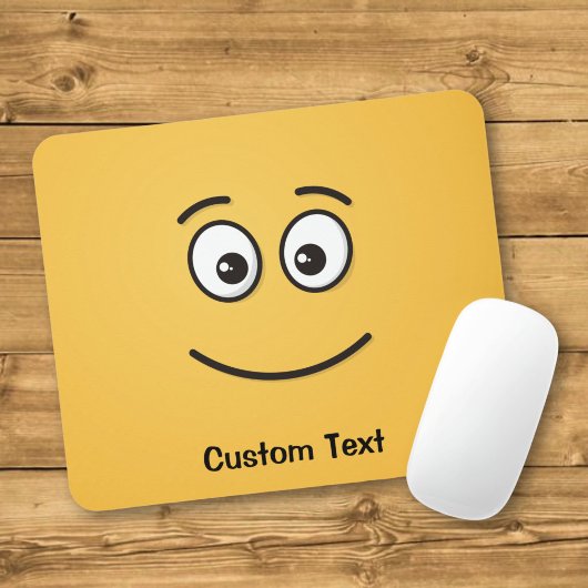 Smiling Face with Open Eyes Mouse Pad Mousepad