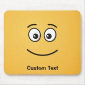 Smiling Face with Open Eyes Mouse Pad Mousepad (Vorne)