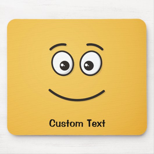 Smiling Face with Open Eyes Mouse Pad Mousepad (Vorne)