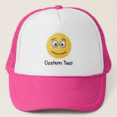 Smiling Face with Open Eyes Trucker Hat Truckerkappe (Vorderseite)
