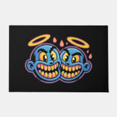 Smiling faces. fußmatte (Vorderseite)