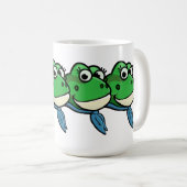 Smiling Frogs Kaffeetasse (VorderseiteRechts)