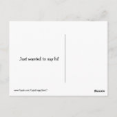 Smiling Golden Retriever Postkarte (Rückseite)