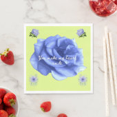 Smiling heart light green serviette (Beispiel)