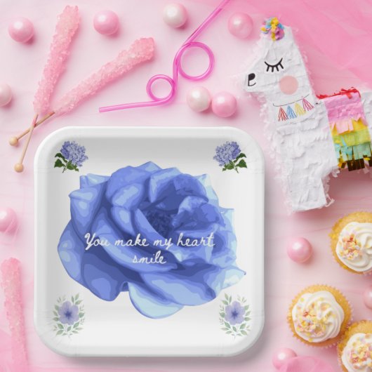 Smiling heart pappteller (Party)