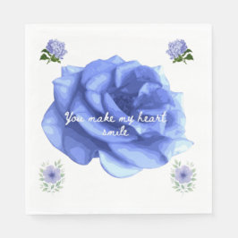 Smiling heart serviette