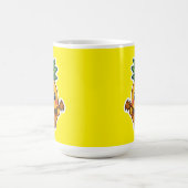 Smiling Kawaii Ananas - tropisch Kaffeetasse (Mittel)