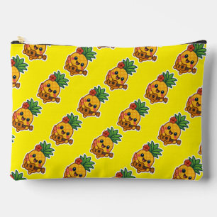 Smiling Kawaii Ananas - tropisch Zubehörtasche