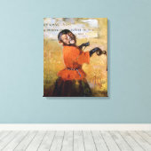 Smiling Monkey Leinwanddruck (Insitu (Holzboden))