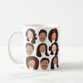 Smiling People Happy Face Kaffeetasse (Links)