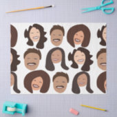 Smiling People Happy Face Seidenpapier (Basteln)