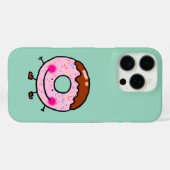 Smiling Sprinkle Donut Character Art Case-Mate iPhone Hülle (Rückseite (Horizontal))