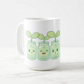 Smiling Sprout Family Kaffeetasse (Vorderseite Links)