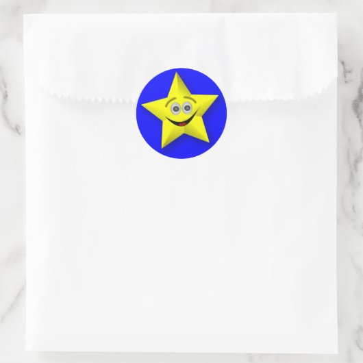 Smiling Star Teacher's Award Stickers (Tasche)