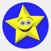 Smiling Star Teacher's Award Stickers (Vorderseite)