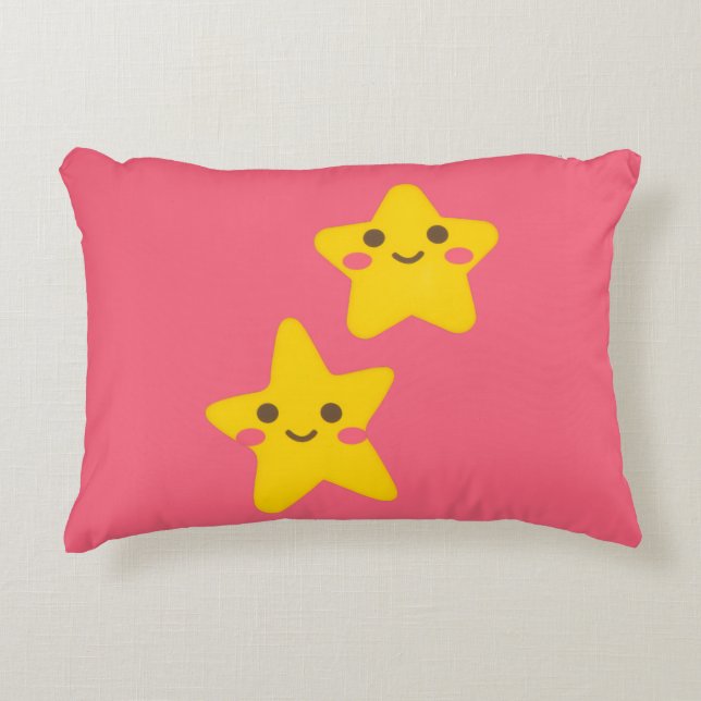 Smiling Stars Accent Pillow Dekokissen (Vorderseite)