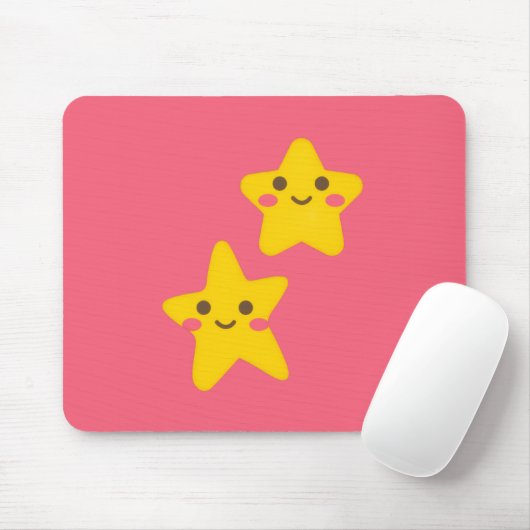 Smiling Stars Mousepad (Mit Mouse)