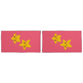 Smiling Stars Pillowcase Kissenbezug