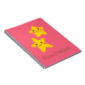 Smiling Stars Spiral Photo Notebook Notizblock (Rechte Seite)
