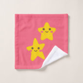Smiling Stars Towel Badhandtuch Set (Waschlappen)