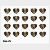 Smiling Stone Totem Heart Stickers (Blatt)