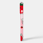 Smiling Strawberry Niedlich Kawaii Case-Mate iPhone Hülle (Rückseite / Links)