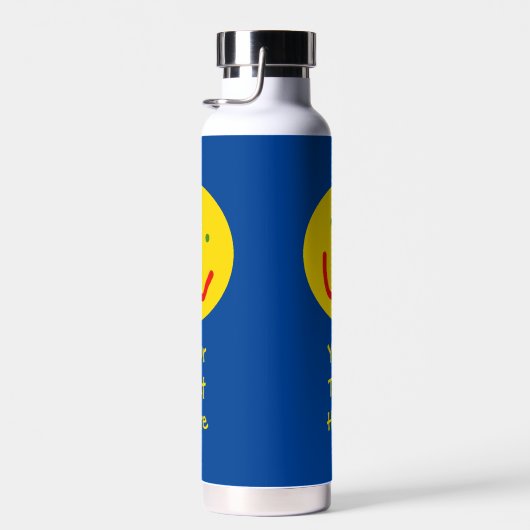 Smiling Sun Happy Face Trinkflasche (Rechts)