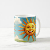 " SMILING SUN " KAFFEETASSE (VorderseiteRechts)