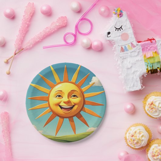 " SMILING SUN " PAPPTELLER (Party)