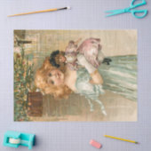 Smiling Victorian Girl Seidenpapier (Basteln)