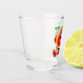 Smiling Watermelon Charakter Genuss Schnapsglas (Links)