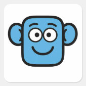 Smilo Happy Face Aufkleber (Vorderseite)