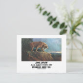 Smilodon (alias Säbeltooth Cat) Ritter (1905) Postkarte (Stehend Vorderseite)