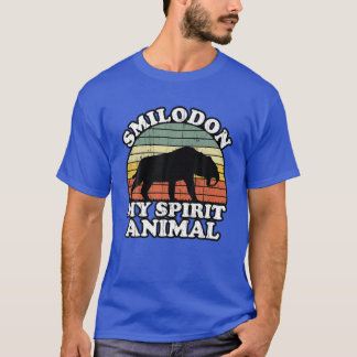 Smilodon ist mein Geist Animal Säbeltooth Tiger Lo T-Shirt