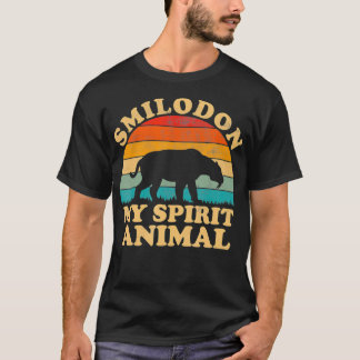 Smilodon ist mein Geist Animal Säbeltooth Tiger Pa T-Shirt