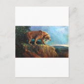 Smilodon Postkarte (Vorderseite)