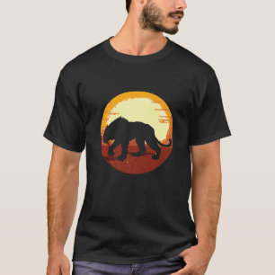 Smilodon Prähistorischer Säbelzahn-Tiger Berg Ca T-Shirt