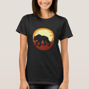 Smilodon Prähistorischer Säbelzahn-Tiger Berg Ca T-Shirt