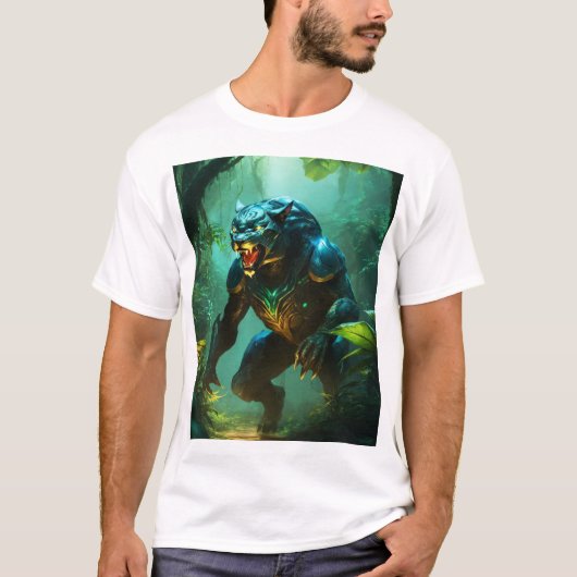 Smilodon Tiger: T-Shirt (Vorderseite)