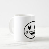 SMILY EMOJI KAFFEETASSE (Vorderseite Links)