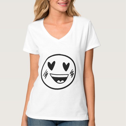 SMILY EMOJI T-Shirt (Vorderseite)