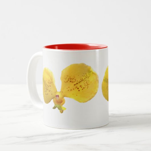 Smily face zweifarbige tasse (Vorderseite Links)