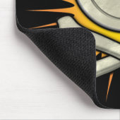 Smily Skull und Crossbones Mousepad (Ecke)