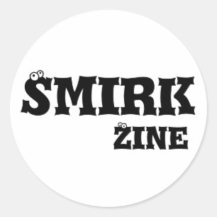 Smirk Zine kleine Aufkleber