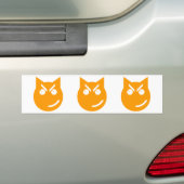 Smirking Emoji Cat Autoaufkleber (Auf Auto)