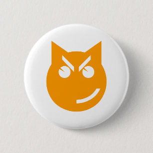 Smirking Emoji Cat Button